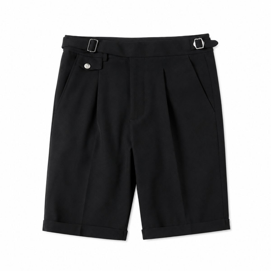 Valdore Elegante Bermuda-Shorts mit Falten