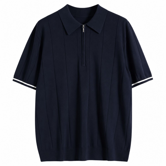 Valmere Reißverschluss-Poloshirt