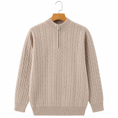 Halton Kaschmir-Half-Zip-Pullover